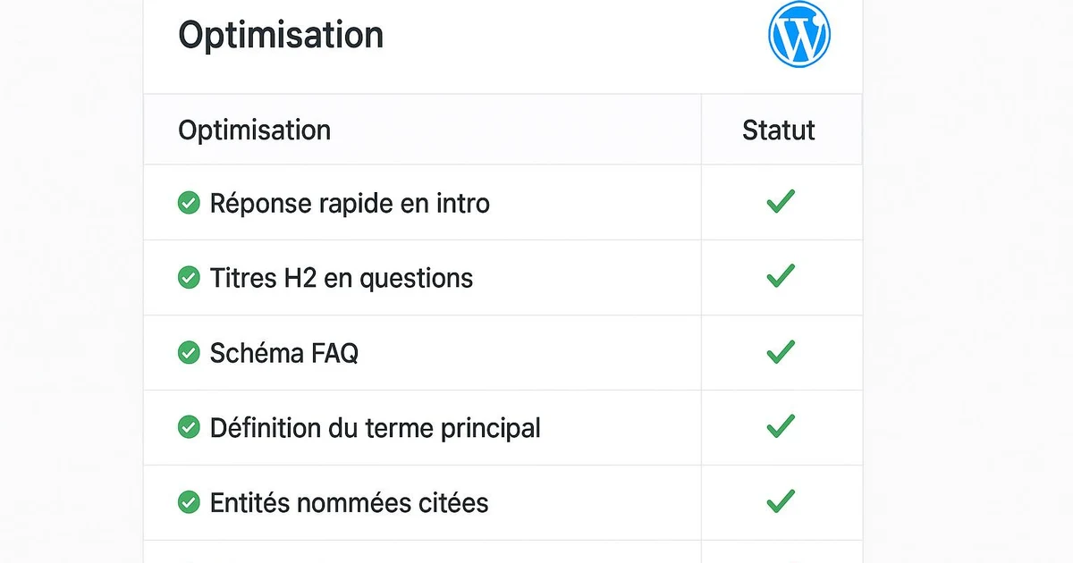 Application concrète : Comment apparaître dans les AI Overviews sur WordPress