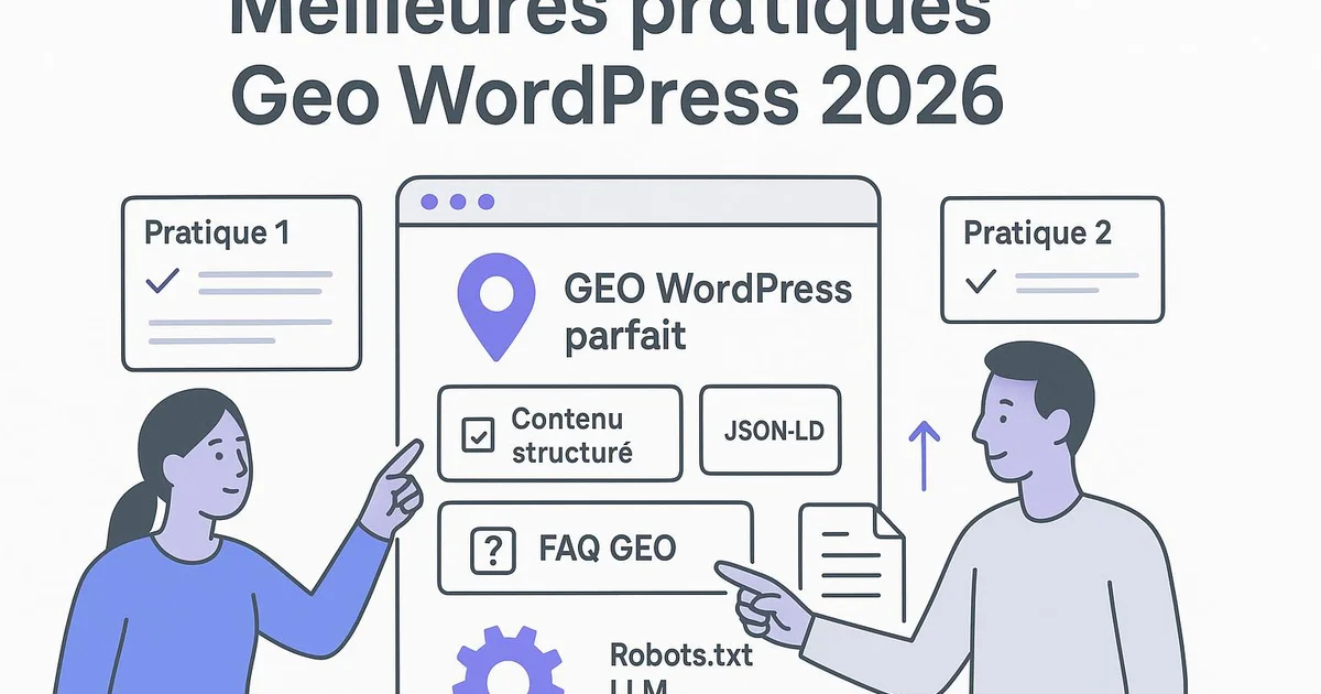 efficace pratiques GEO WordPress 2026 : le guide