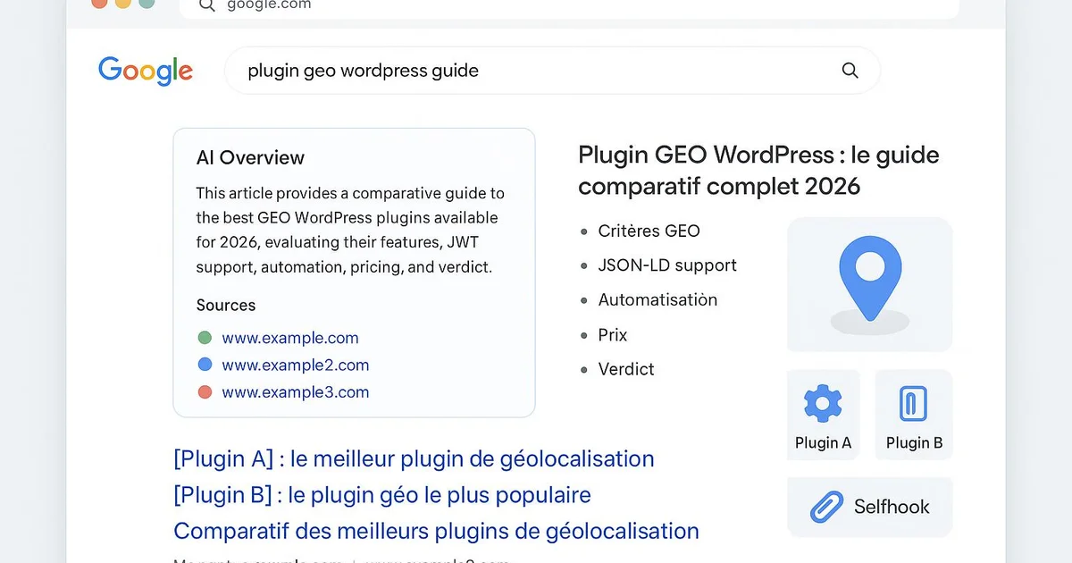 Illustration : Plugin GEO WordPress : le guide comparatif complet 2026