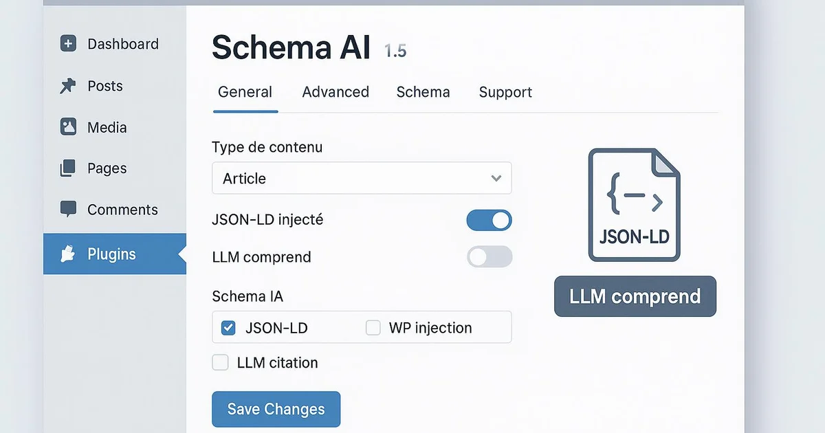 Illustration : Schema AI WordPress : le guide complet du balisage IA-optimisé