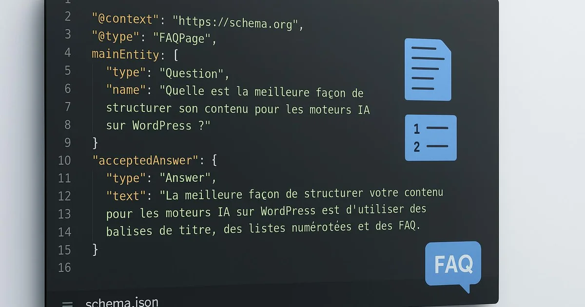 Comment structurer son contenu pour les moteurs IA sur WordPress