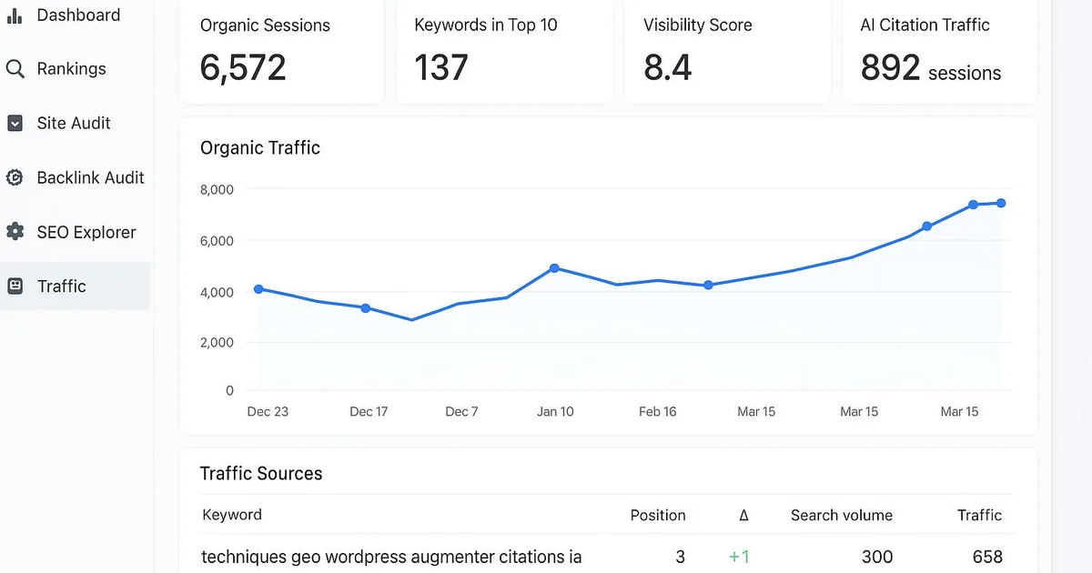 Application concrète : Techniques GEO WordPress pour augmenter les citations IA